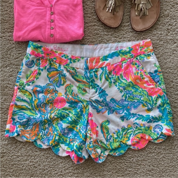 Lilly Pulitzer The Buttercup Short Resort White Casa Marina - Picture 3 of 4